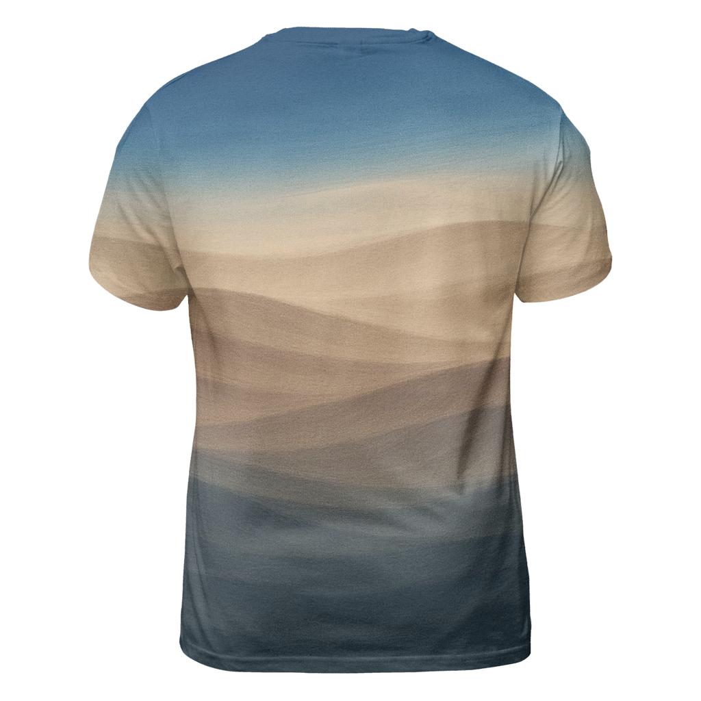 Cobalt Sandstorm Haze vibrant all-over design tees