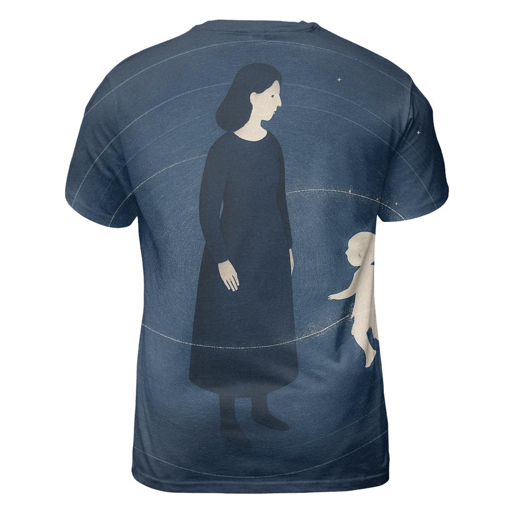 The Quiet Orbit: Always Returning To Her statement graphic shirts