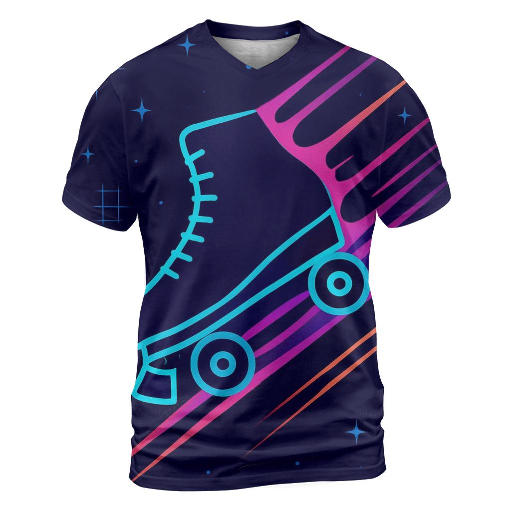 Vector Comet Skate Trail artistic all-over print tops