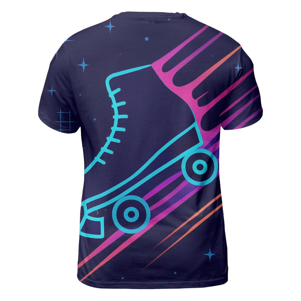 Vector Comet Skate Trail artistic all-over print tops