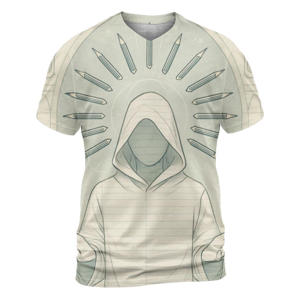 Cathedral Of Floating Pencils statement graphic shirts