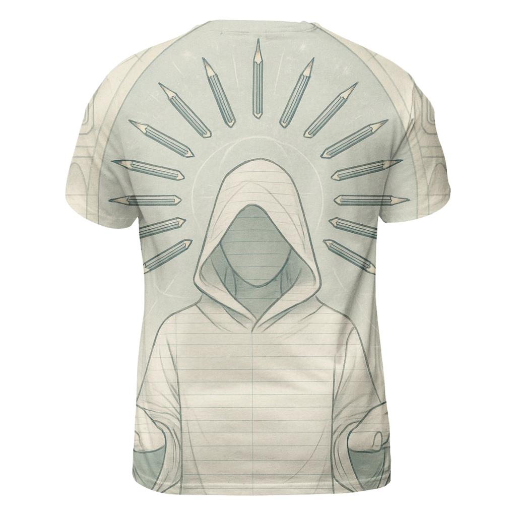 Cathedral Of Floating Pencils statement graphic shirts