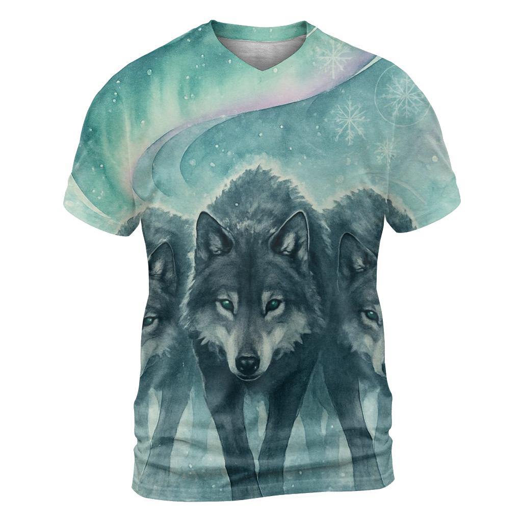 Aurora Tapestry Pack artistic all-over print tops