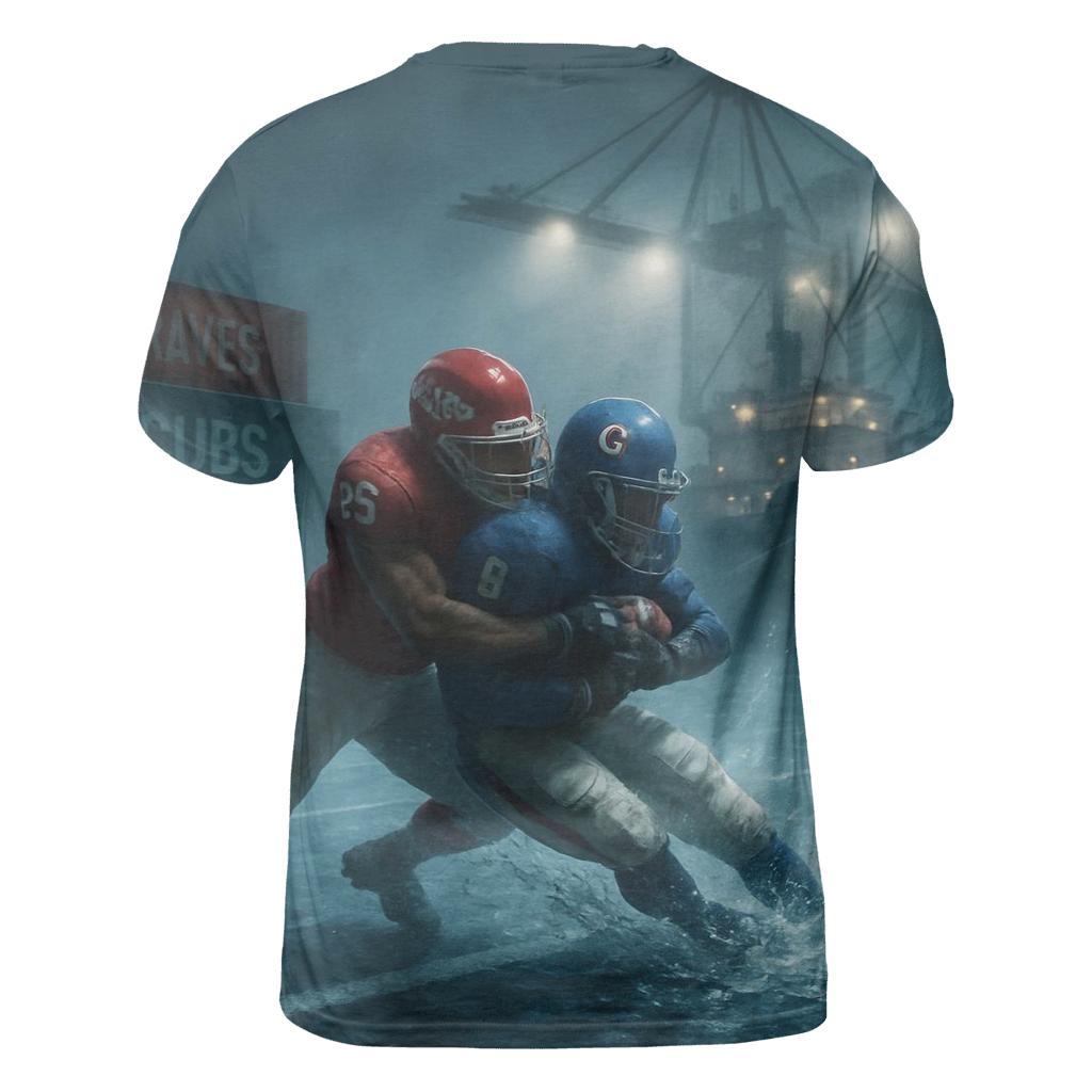 Ice Harbor Night Match Braves Versus Cubs creative print fashion shirts