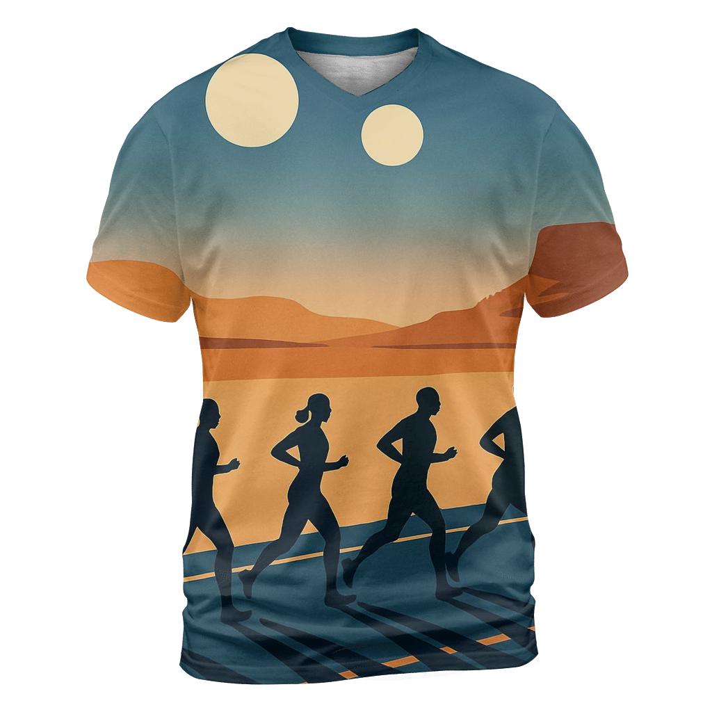 Marathon Under Twin Moons personalized full print shirts