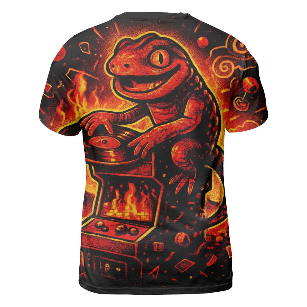 Volcano Arcade Mirage creative print fashion shirts