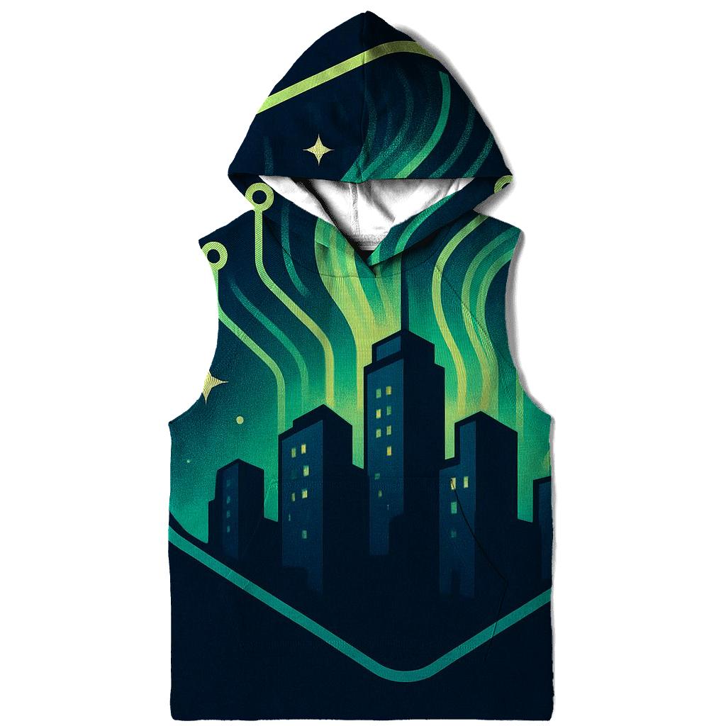 Aurora Circuit City Crest designer hoodies