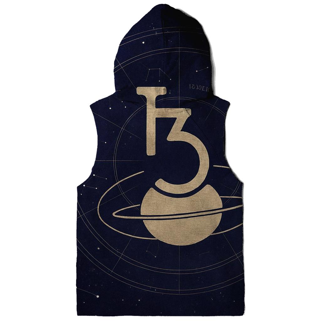 Saturn Return Night Chart Collage printed hoodies