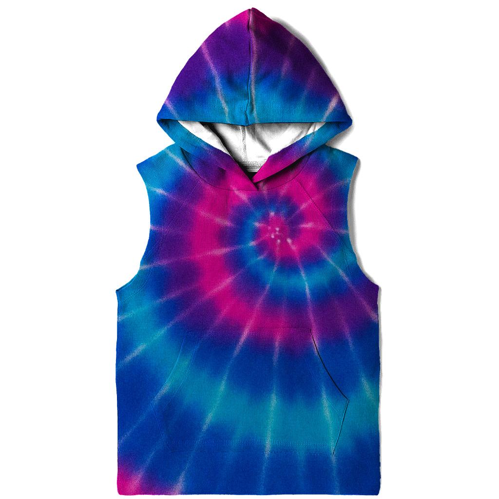 Neon Nebula Spiral Overdye hoodie designs