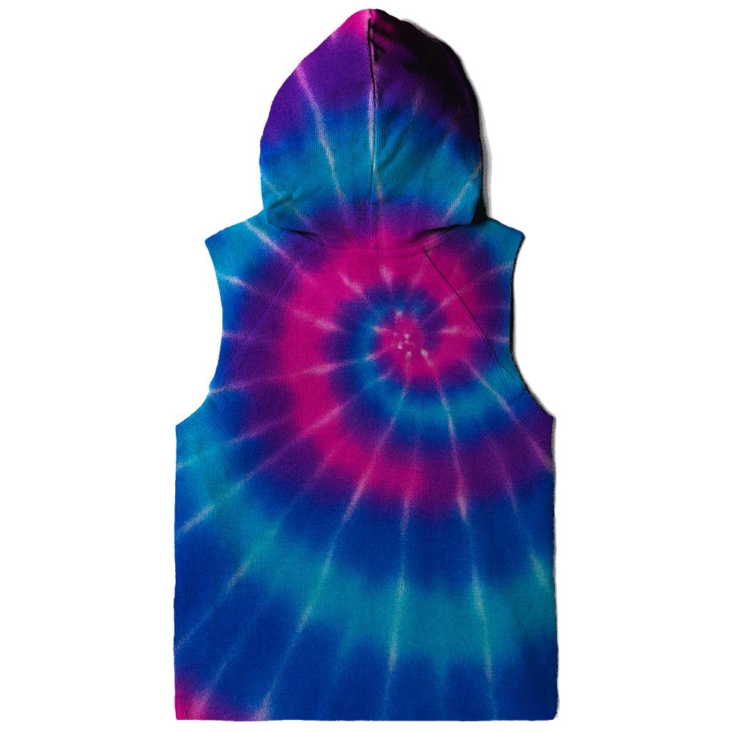 Neon Nebula Spiral Overdye hoodie designs