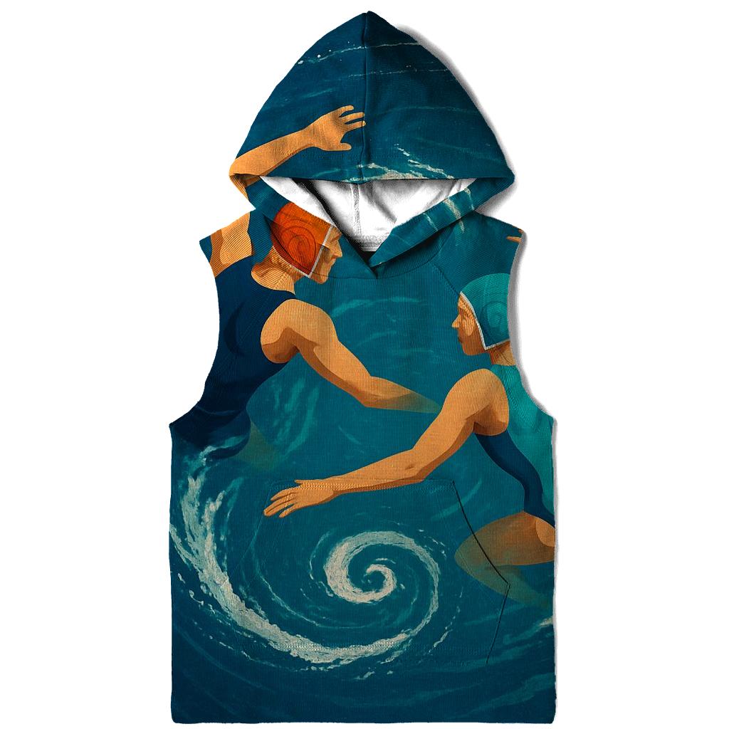 Orbiting Water Polo Clash embroidered hoodies