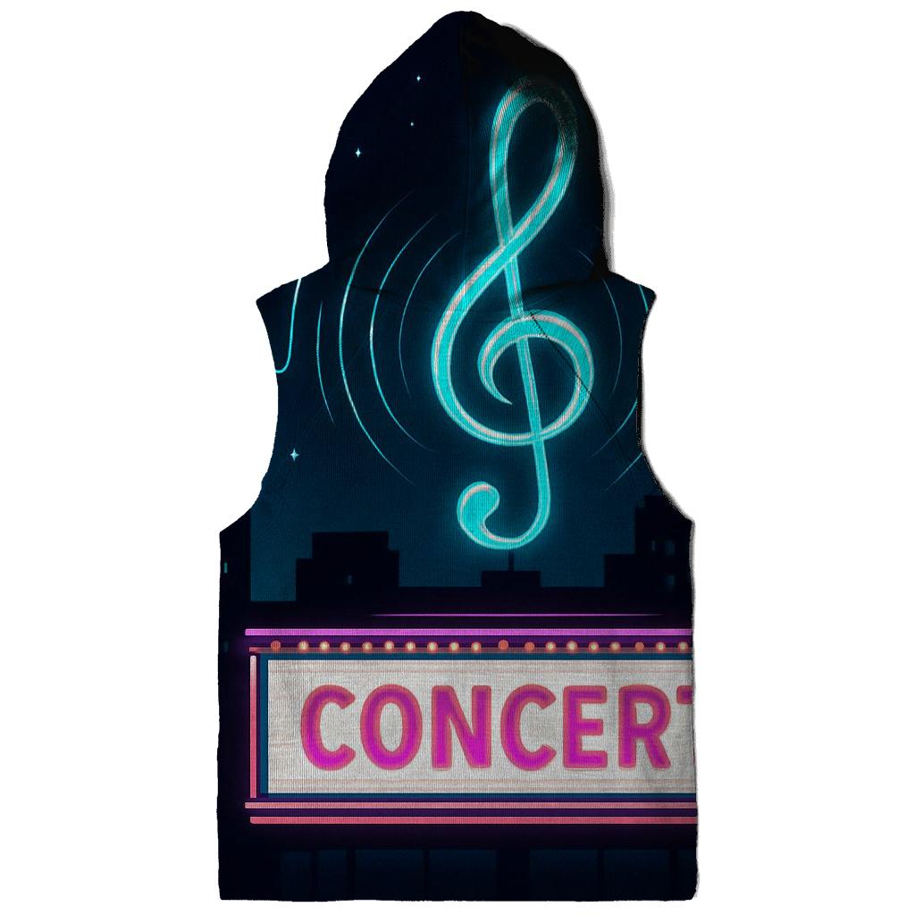 Neon Metro Marquee designer hoodies