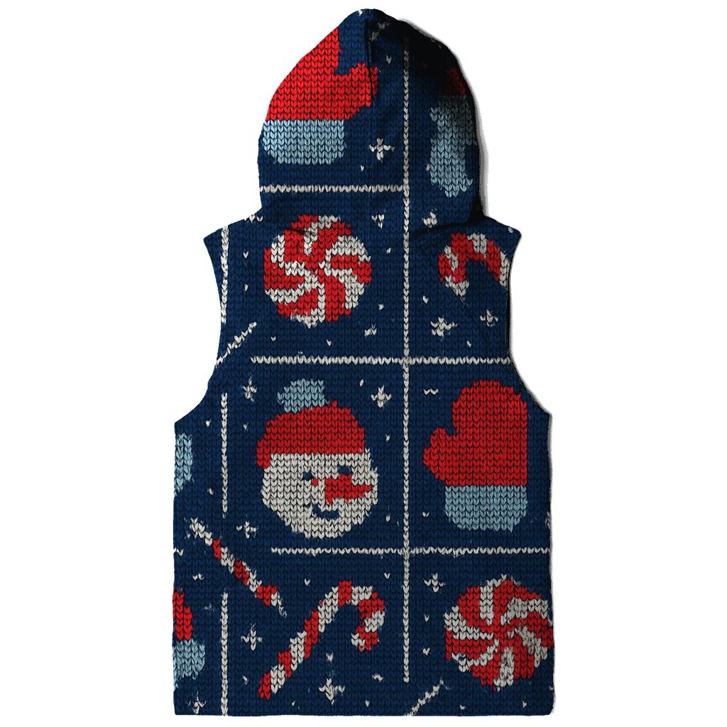 Frosty Meteor Shower Grid Design designer hoodies