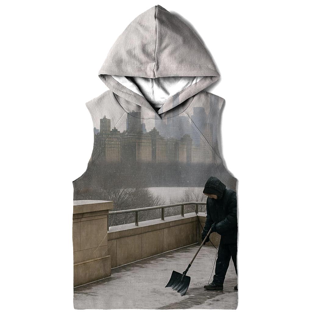 January Snowfall From The Met Rooftop Over Central Park South hoodie styles