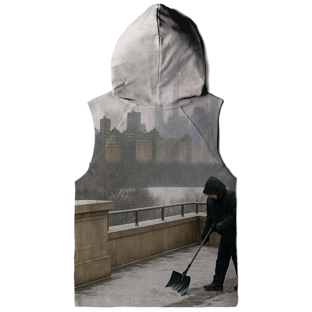 January Snowfall From The Met Rooftop Over Central Park South hoodie styles