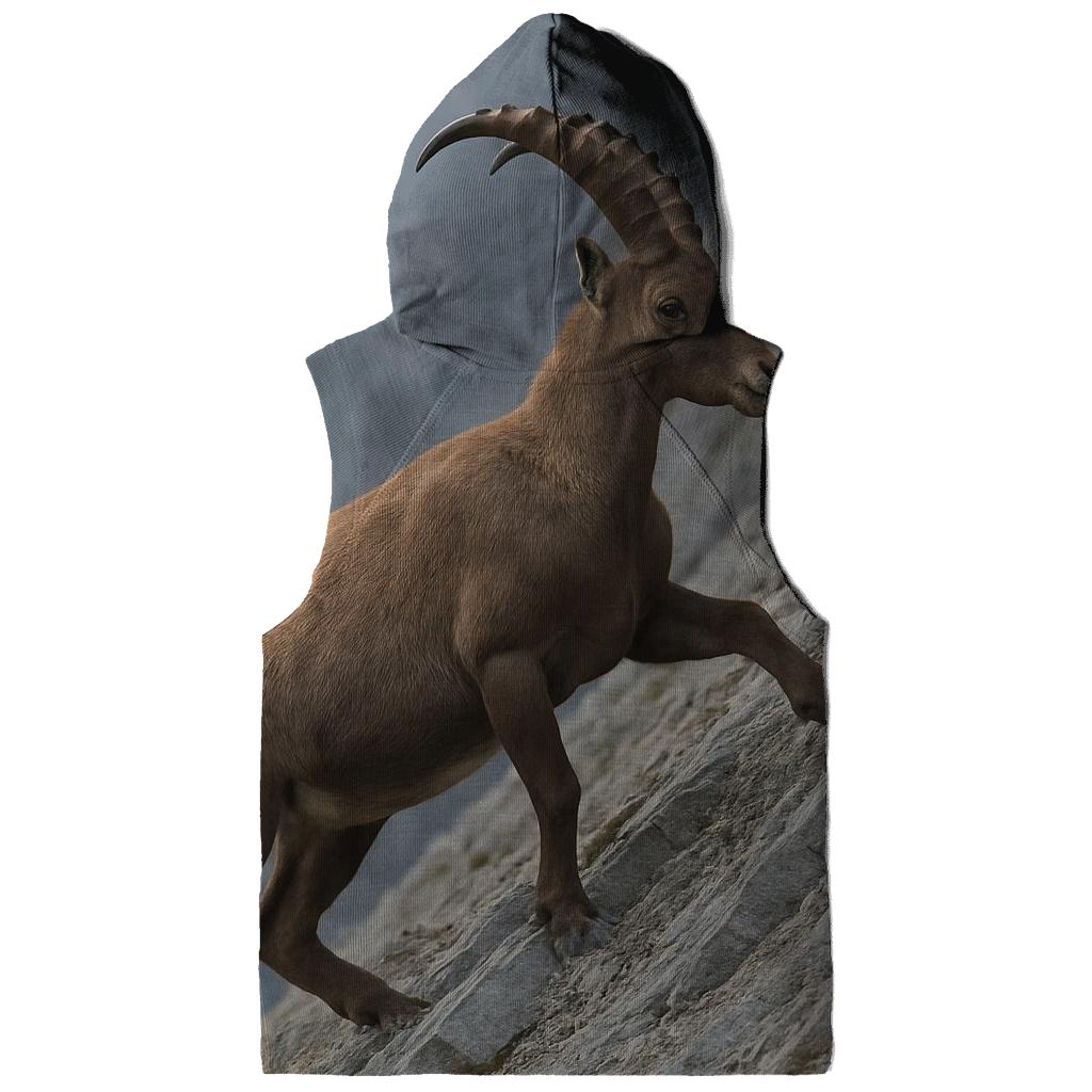 High Step Alpine Ibex printed hoodies