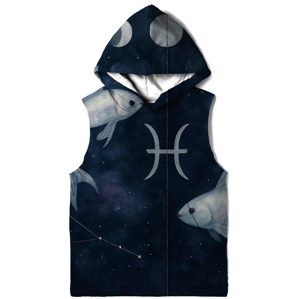 Pisces Twin Fish Lunar Tide Diptych custom hoodies