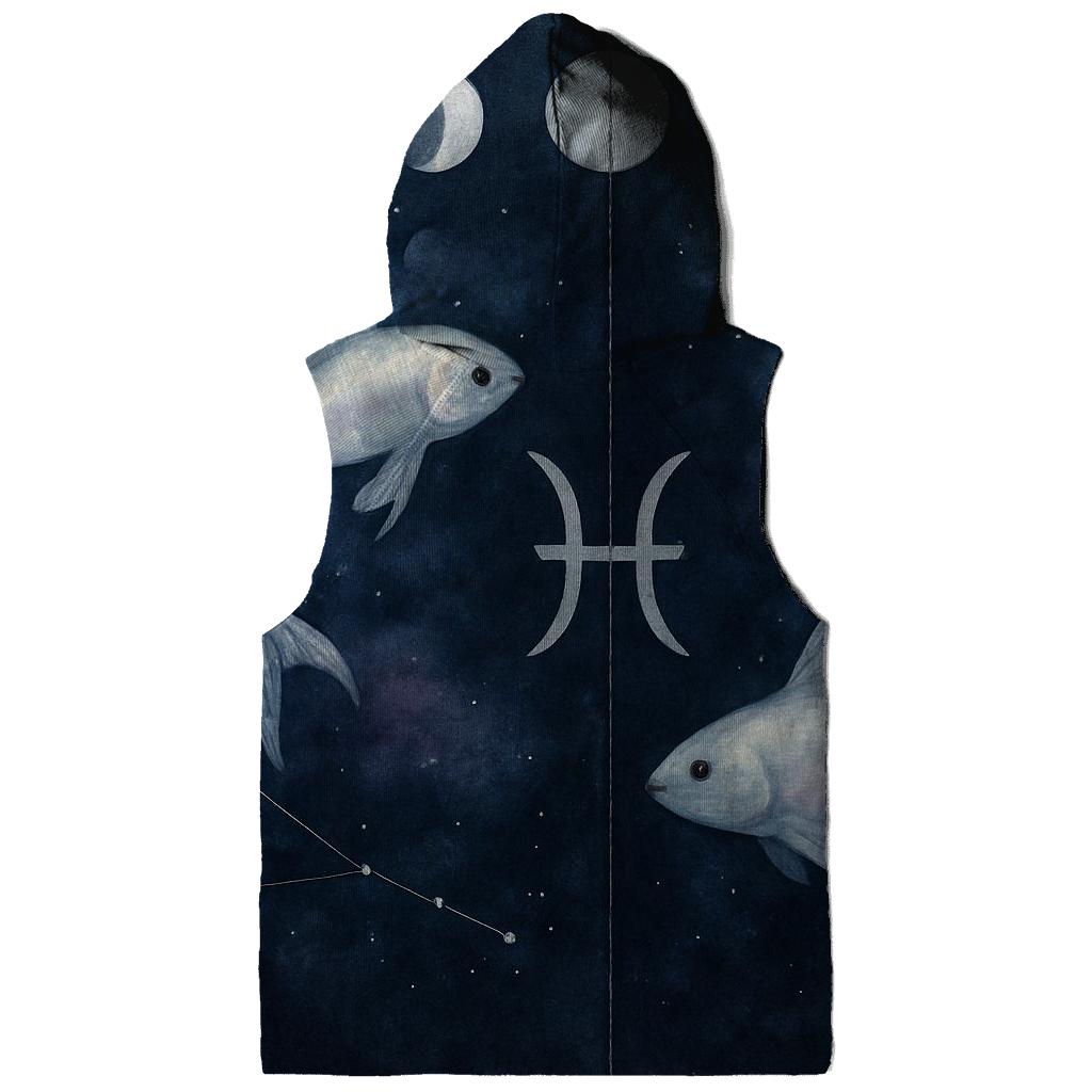 Pisces Twin Fish Lunar Tide Diptych custom hoodies