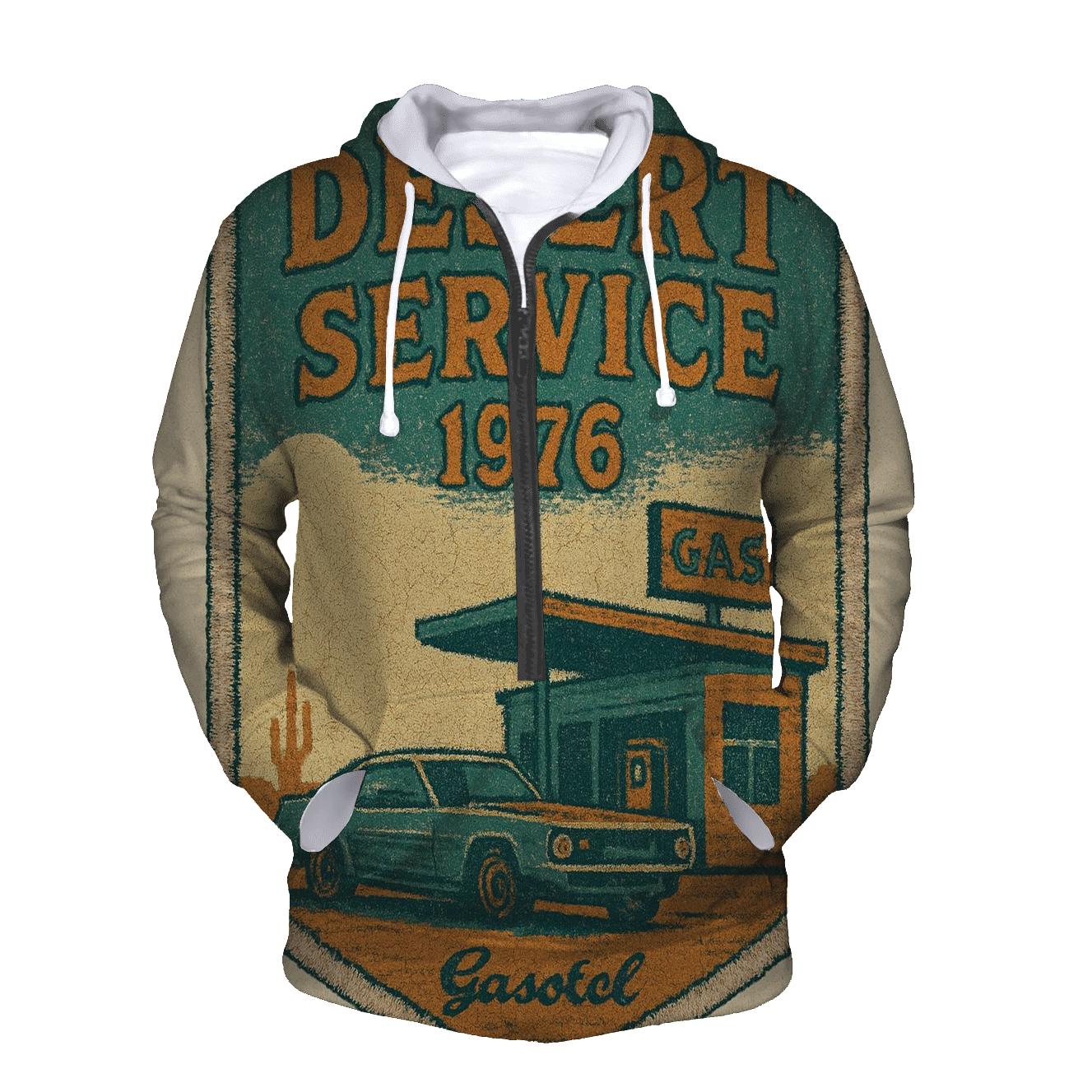 Faded Desert Gas Station Patch Badge hoodies fashion