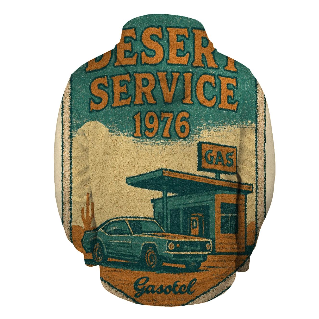 Faded Desert Gas Station Patch Badge hoodies fashion