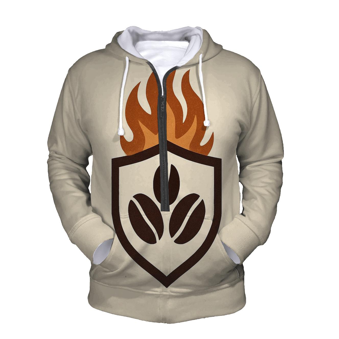 Roast Flame Crest heavyweight hoodies