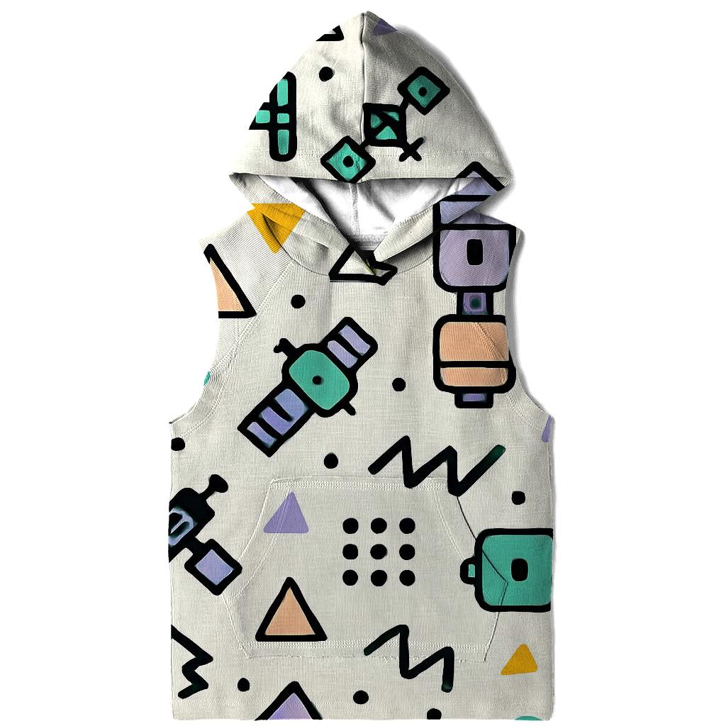 Memphis Space Station Confetti hoodie styles