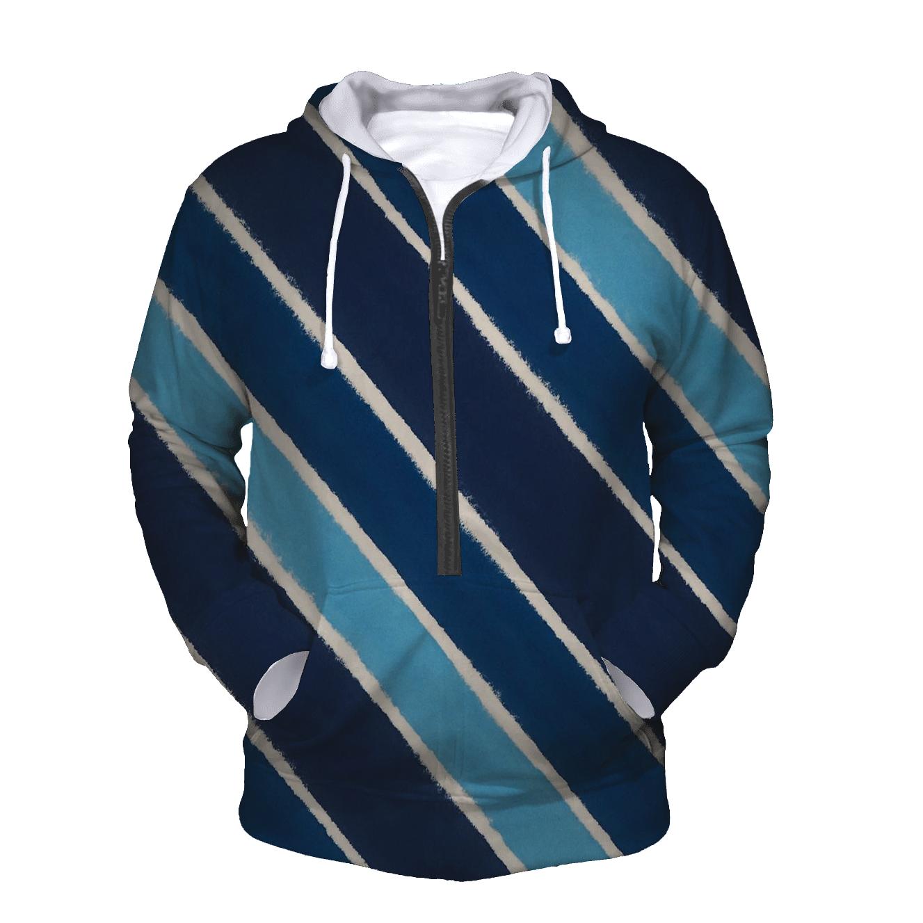 Indigo Arashi Starwind Diagonals hoodies fashion