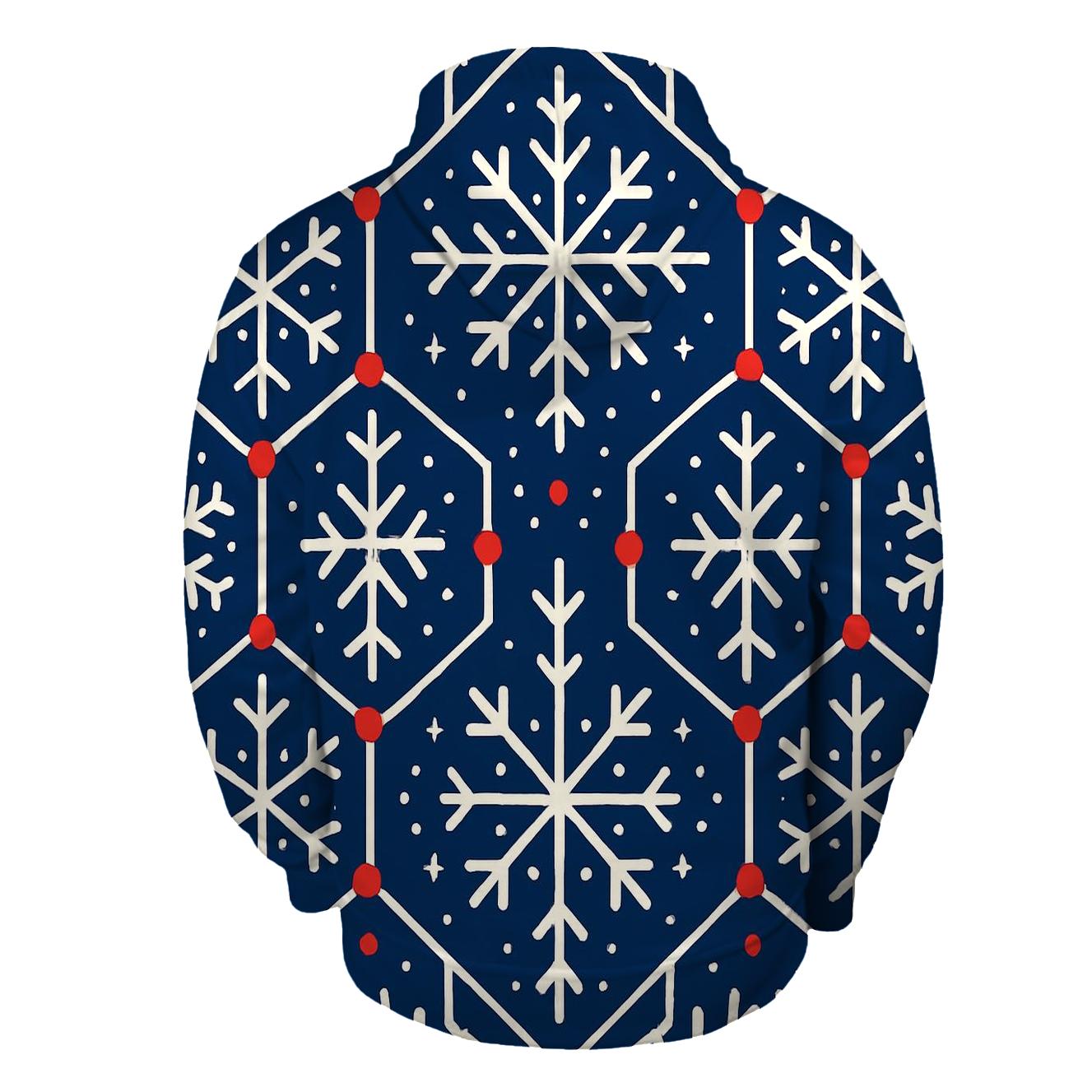 Snowflake Lattice Night Sky hoodie designs