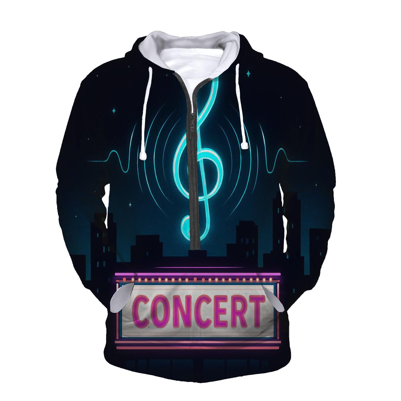 Neon Metro Marquee custom hoodies