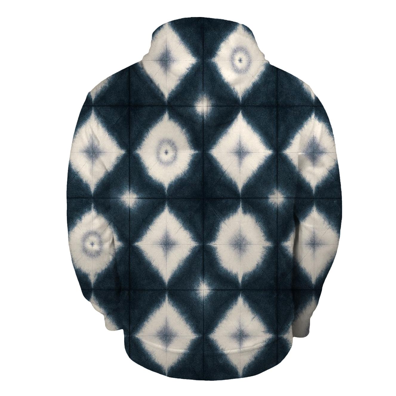 Itajime Eclipse Grid Bloom hoodie designs