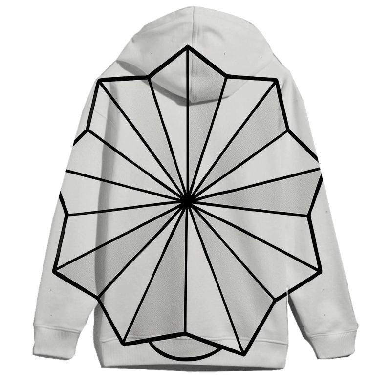 Filter Fold Geometry heavyweight hoodies