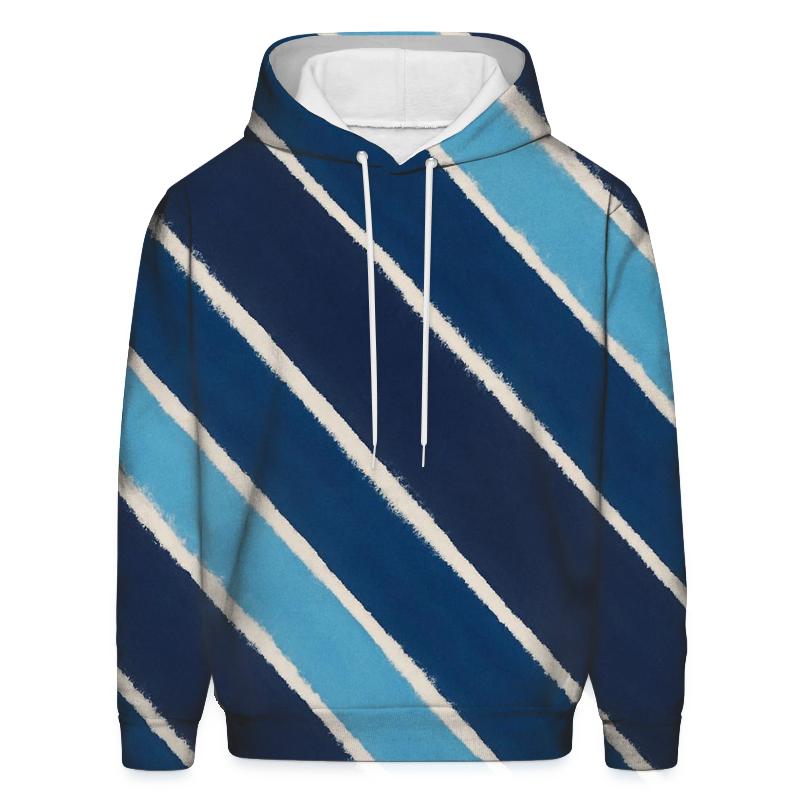 Indigo Arashi Starwind Diagonals graphic hoodies