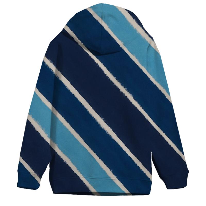 Indigo Arashi Starwind Diagonals graphic hoodies