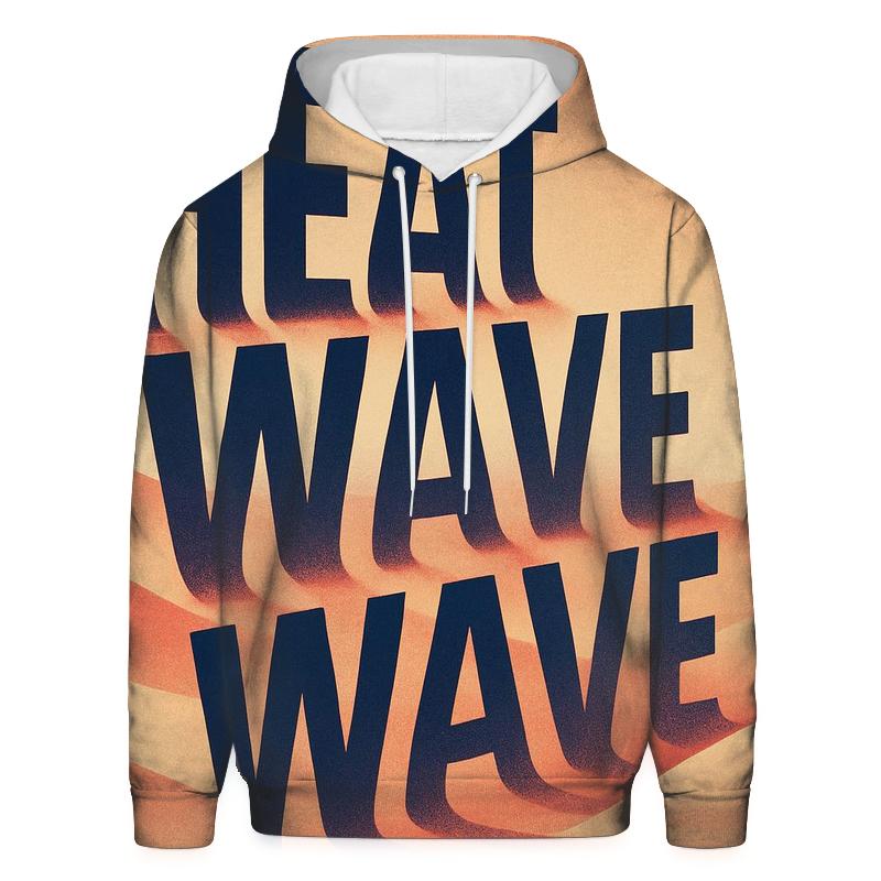Desert Mirage Typography Poster hoodie designs