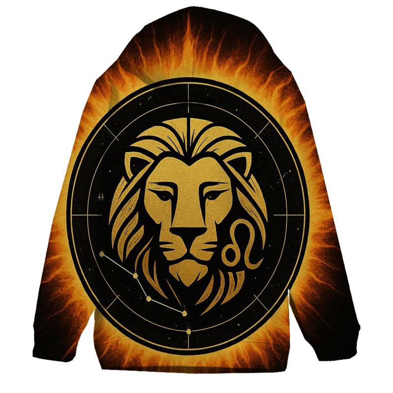 Leo Solar Crown Star Map Emblem hoodie styles
