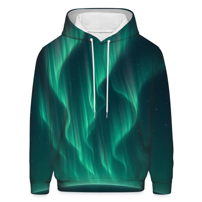 Aurora Curtain Over Planet Limb graphic hoodies