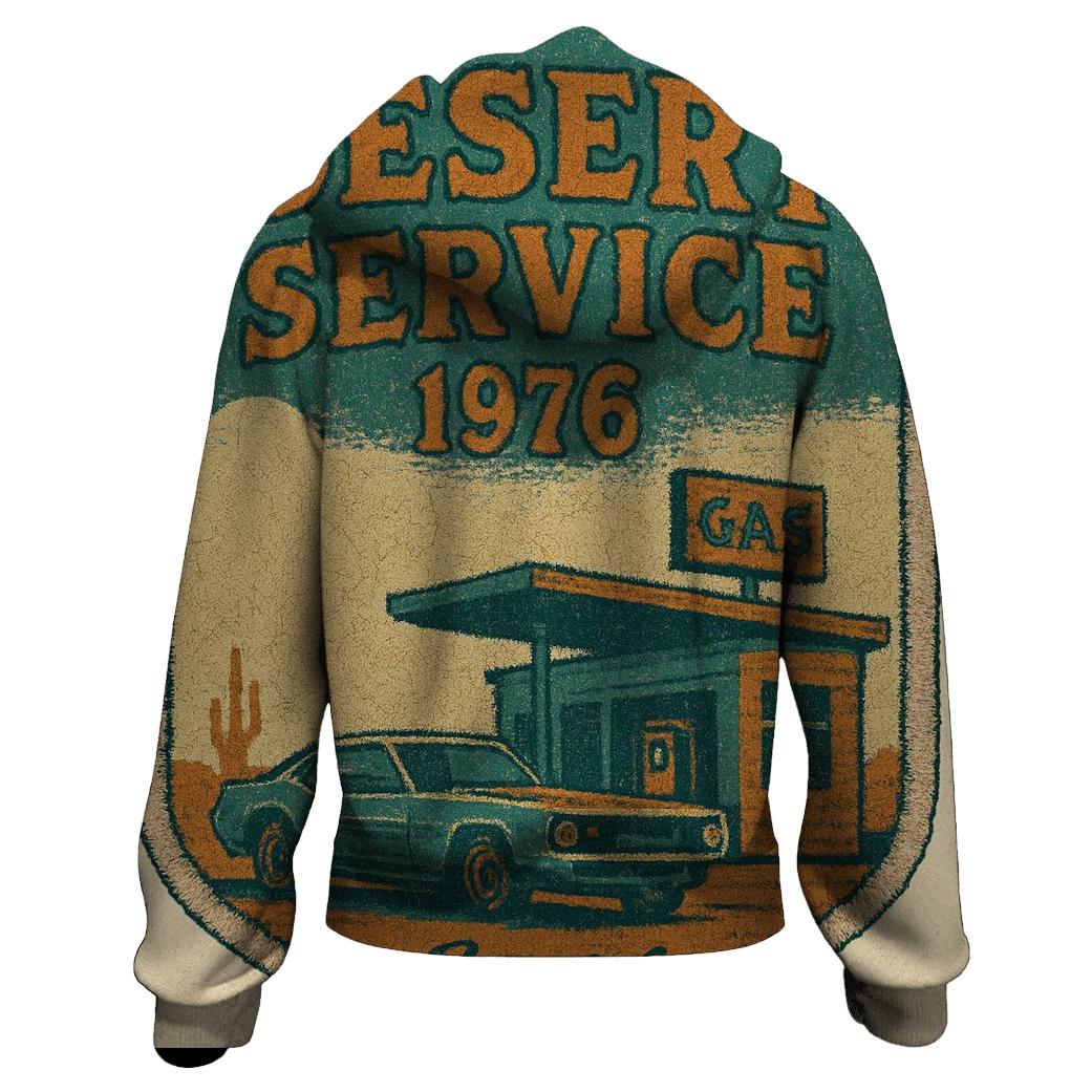 Faded Desert Gas Station Patch Badge lightweight hoodies
