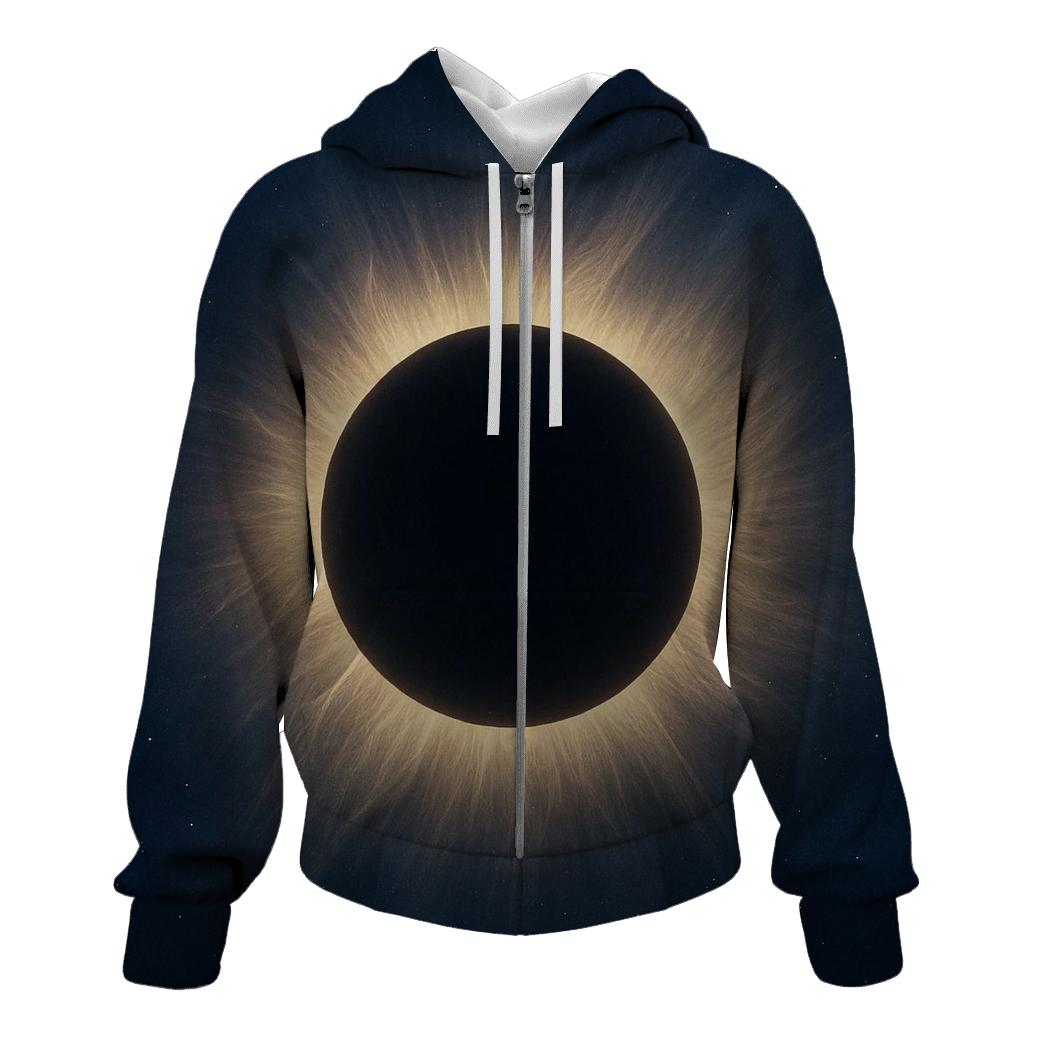 Eclipse Corona Lacework embroidered hoodies