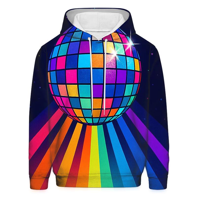 Disco Prism Starburst designer hoodies