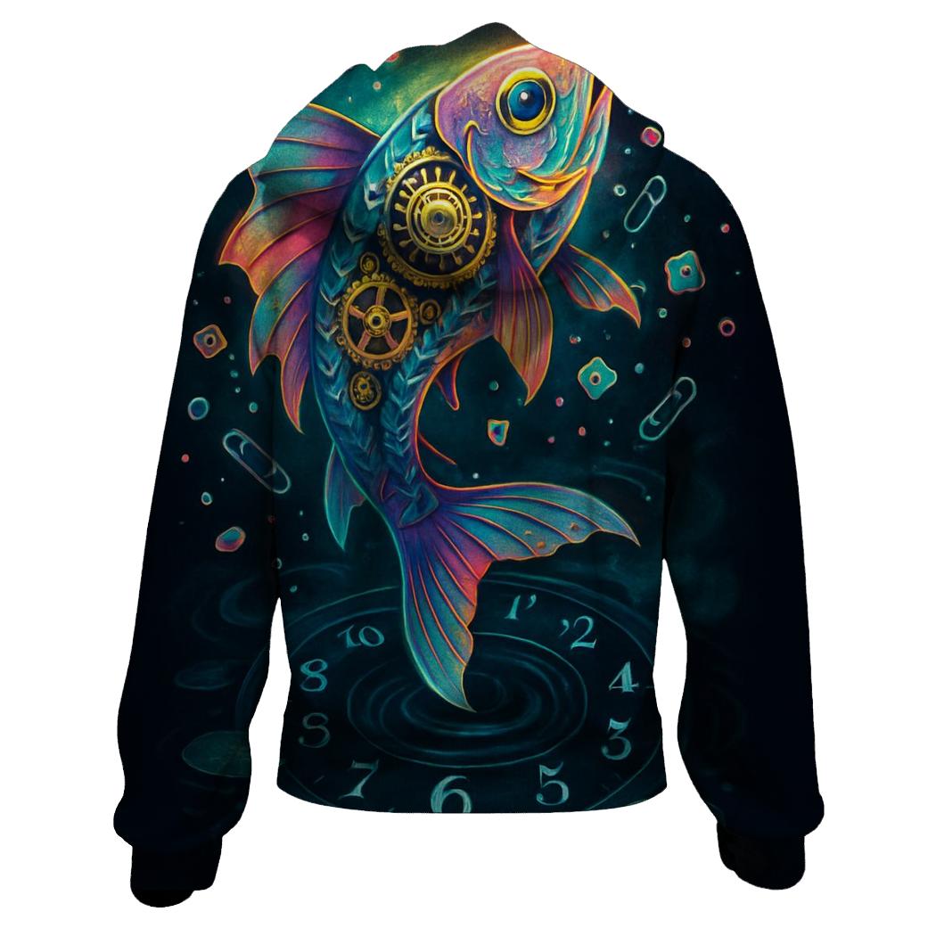Clockwork Koi Paradox hoodie styles