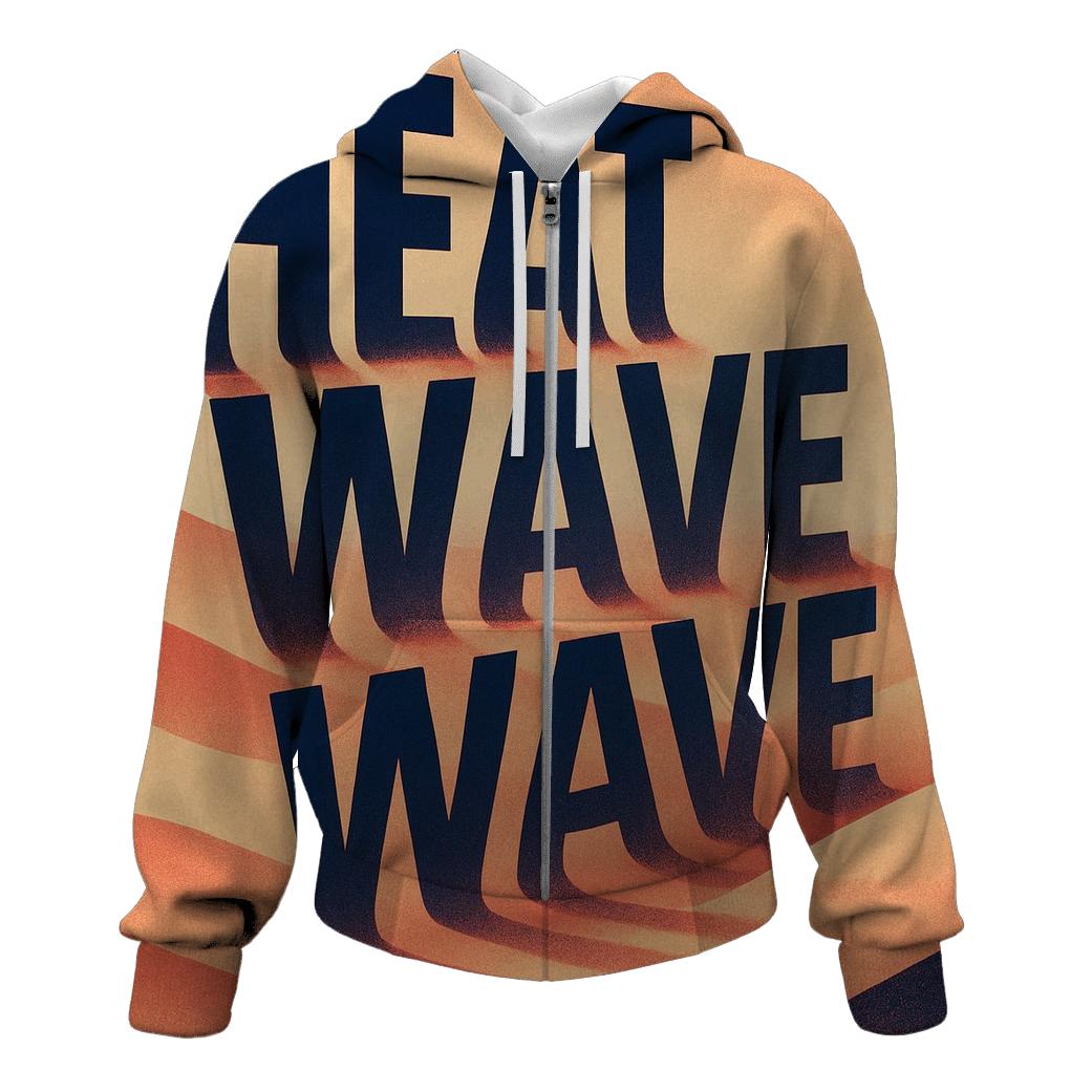 Desert Mirage Typography Poster hoodie styles