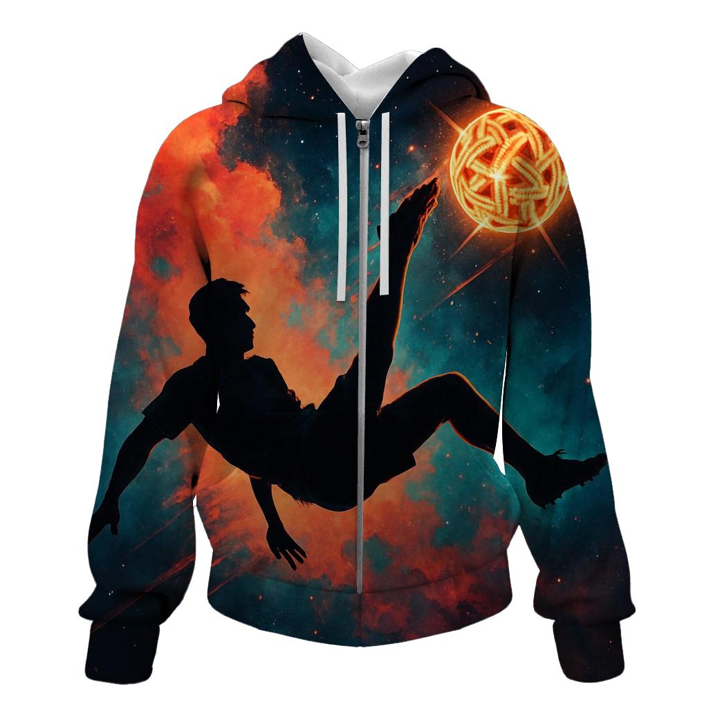 Sepak Takraw Nebula Kick designer hoodies