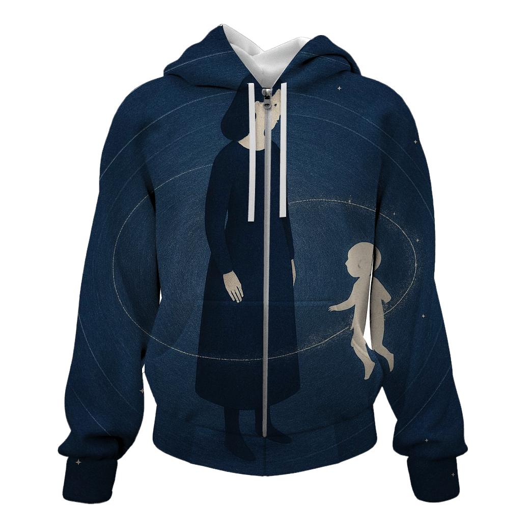 The Quiet Orbit: Always Returning To Her premium hoodies