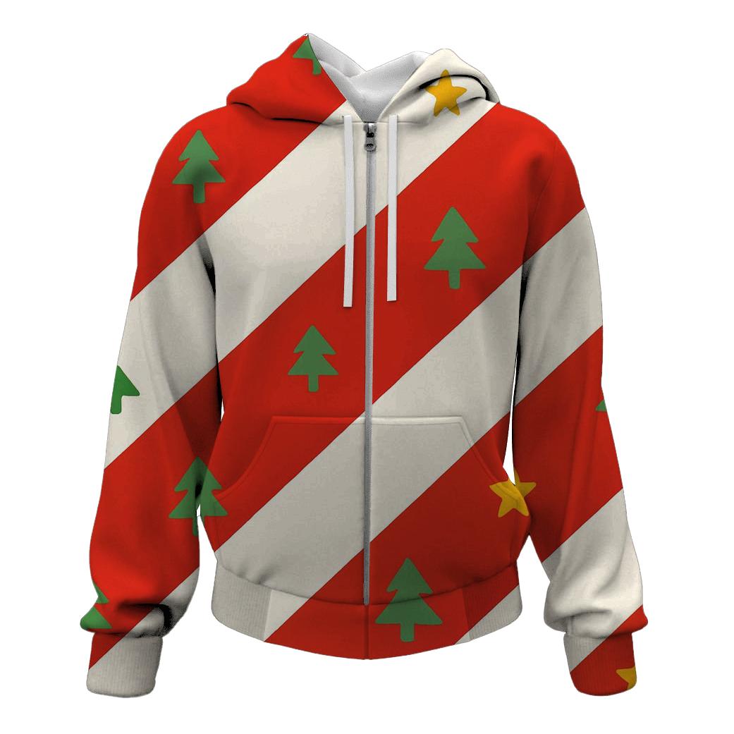 Candy Cane Comet Stripes hoodies fashion