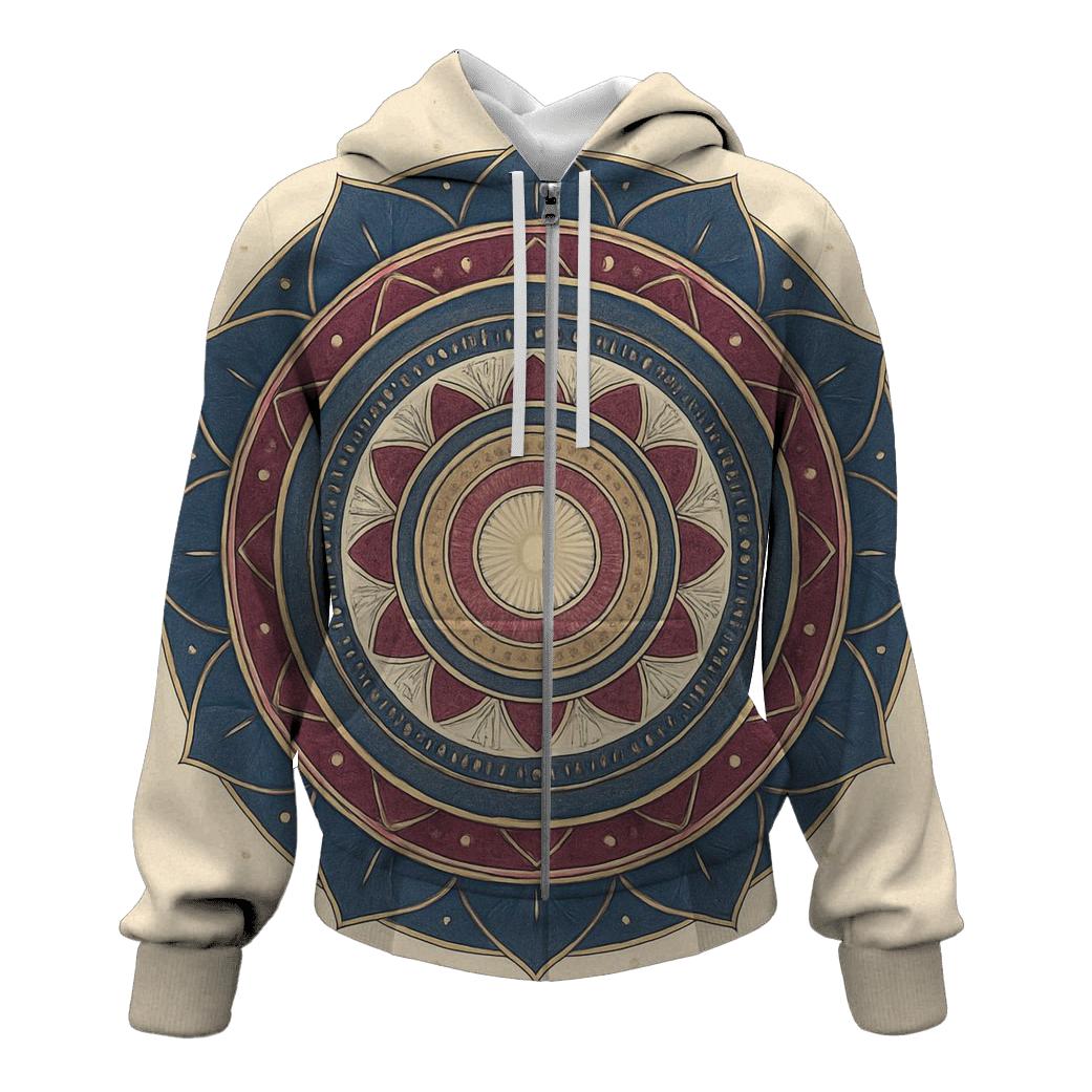 Wheel Of Gentle Time pullover hoodies