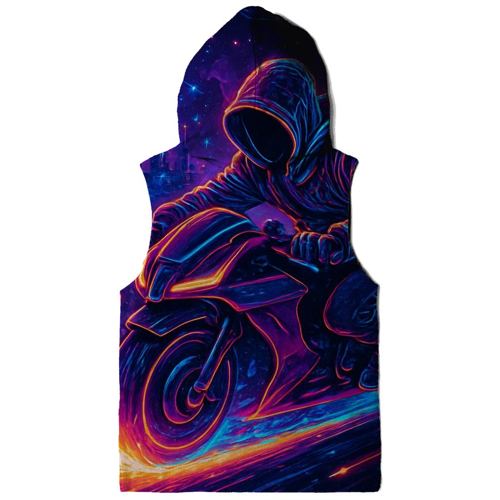 Neon Quasar Street Racer embroidered hoodies