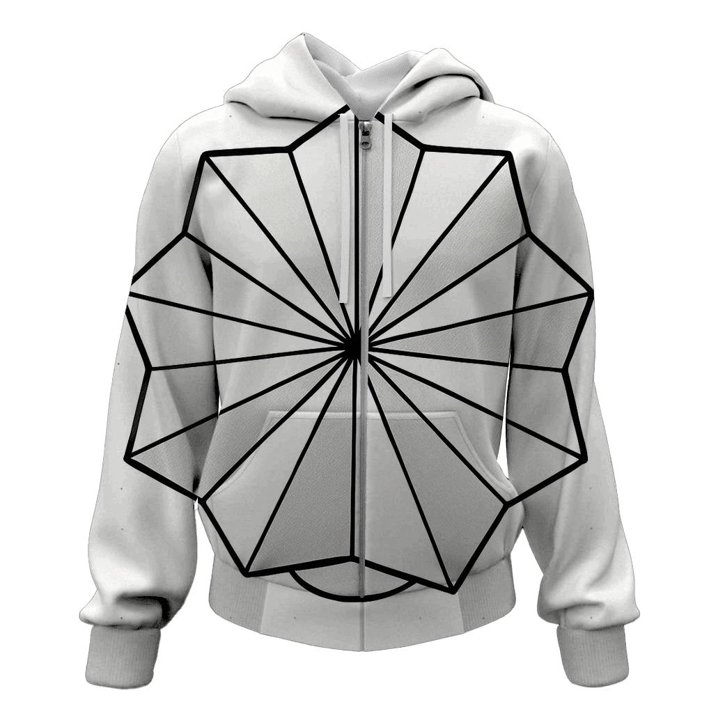 Filter Fold Geometry premium hoodies