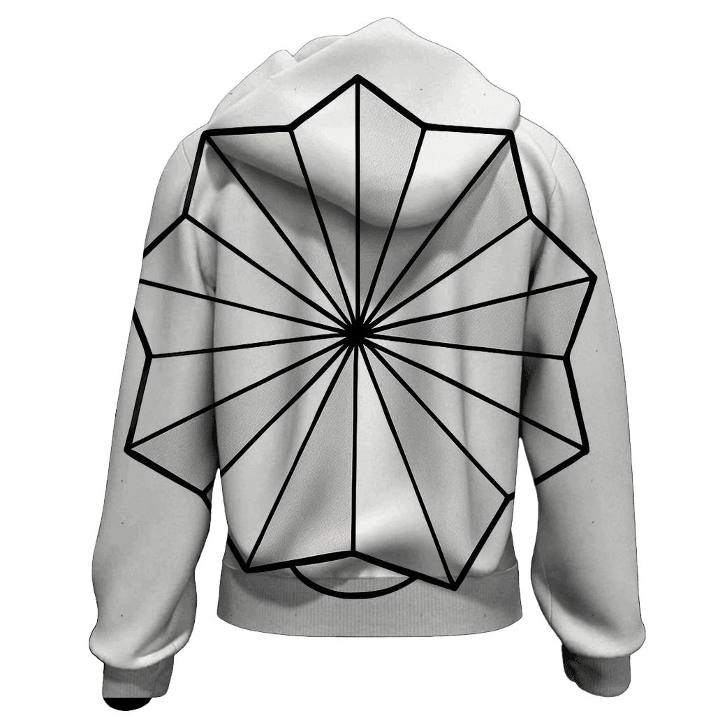 Filter Fold Geometry premium hoodies