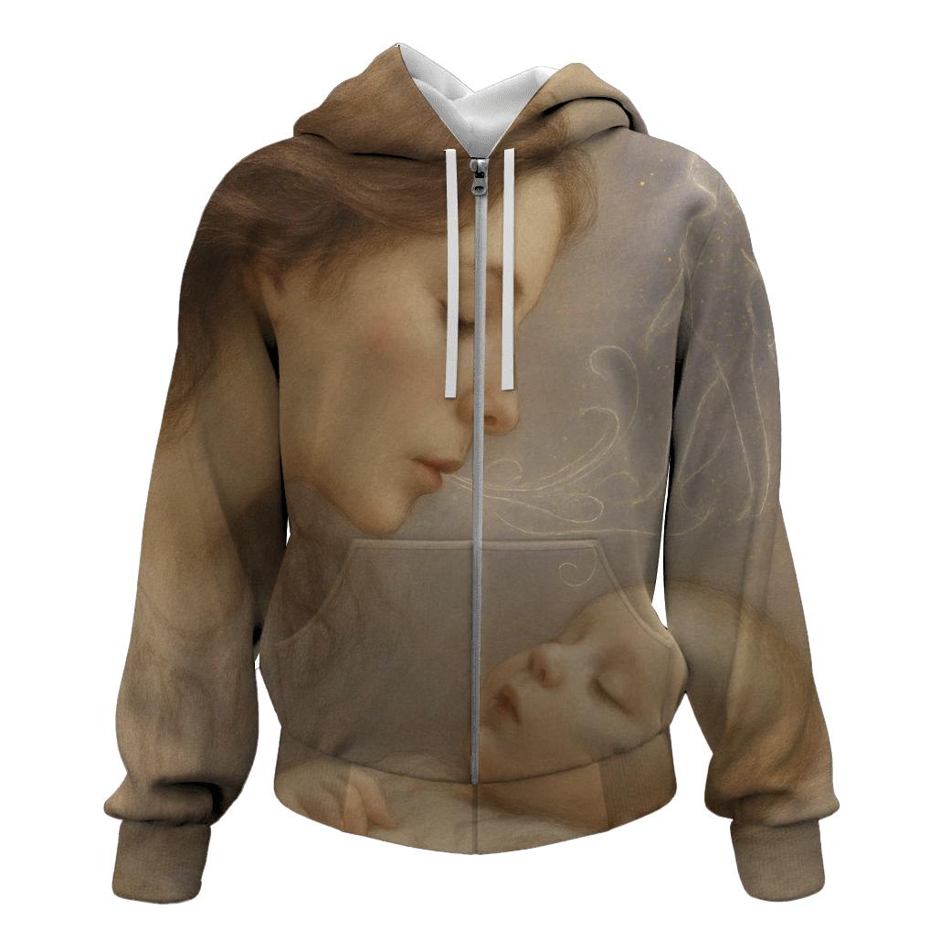 The Name She Whispered: A Lifetime Of Becoming zip-up hoodies