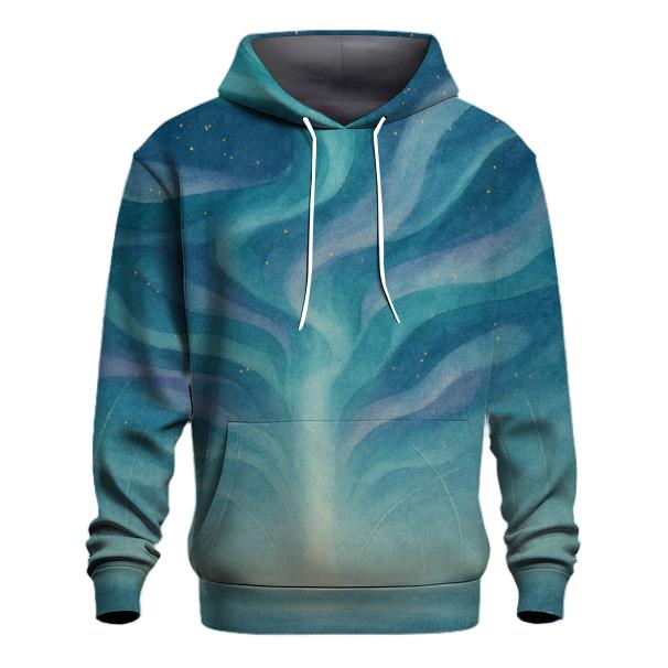 Aurora Of Stillness printed hoodies
